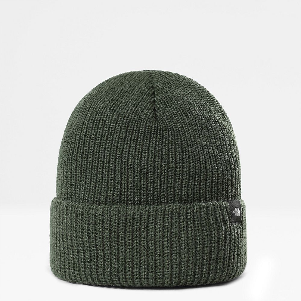 The North Face Beanies Mens Australia - The North Face Tnf Freebeenie Green Skiing And Snowboarding